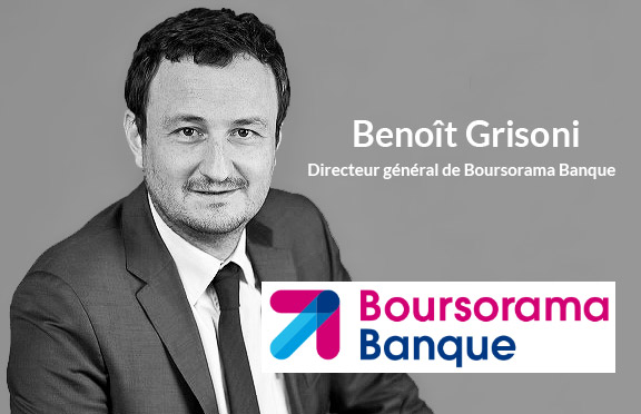 Benoît Grisoni, directeur général de Boursorama Banque